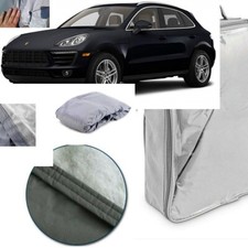 TELO COPRIAUTO TELATO FELPATO PER PORSCHE MACAN ANNO 2018 IMPERMEABILE ANTIG