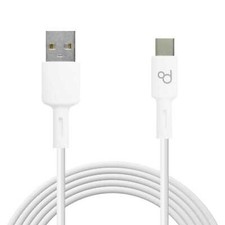 Cavo USB C 2m 6A 148BA Carica e Dati per Cellulari Smartphones Tablets Bianco