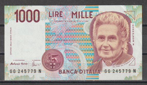Banconota mille lire