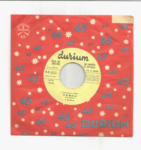 Kings cantagiro 1966 - i,