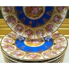 Raro set 8 pezzi piatti piatti