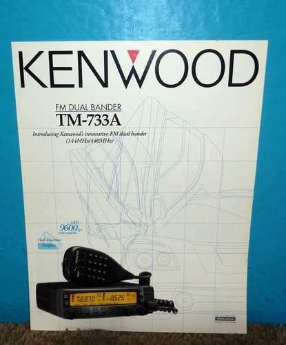 Kenwood 733a brochure - kenwood, tm-733a
