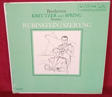 BEETHOVEN SZERYNG RUBINSTEIN VIOLIN SONATAS US 1960 RCA VICTOR LM 2377 MONO LP