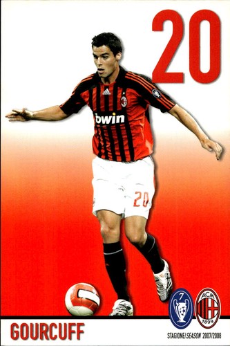 Cartolina calcistica milan - calcistica,