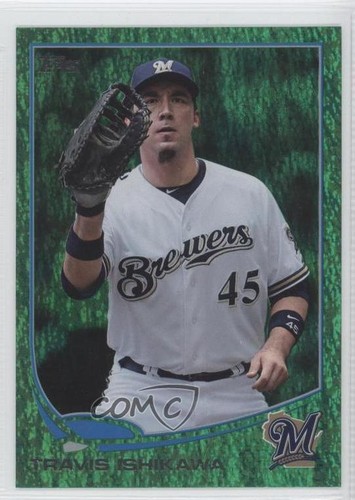 2013 topps emerald foil travis - emerald,