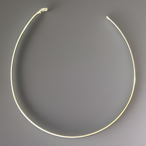 Collana catena omega argento - collana,