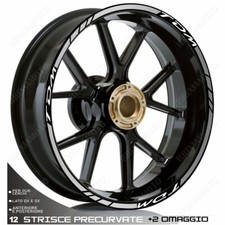 SET ADESIVI RUOTA SPORT BIANCO