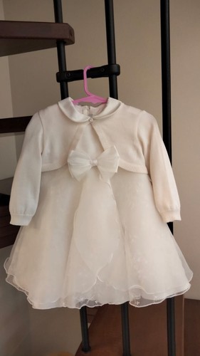 Vestitino bianco bambina - vestitino,