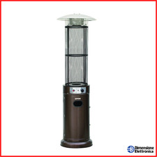 Stufa a Gas Bombola gpl da Esterno Riscaldatore Fungo zephir ZGS180 Fiamma Liber
