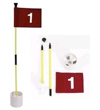 Mini Golf Hole Flag Set