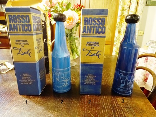 Coppia bottiglie rosso - coppia, antico