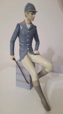 RARO FANTINO IN CERAMICA LLADRO MADE IN SPAIN DAISA C 25-A 1985 ALTO 26,5 CM