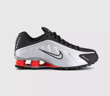 NIKE SHOX R4 (GS) argento