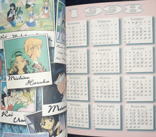VINTAGE 90 GADGET SAILOR MOON MANGA POCKET Agenda 1998,indirizzo,anime,venere,marte