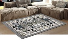 Tappeto jacquard geometrico