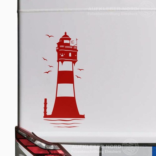 Adesivo auto faro sabbia - , rossa