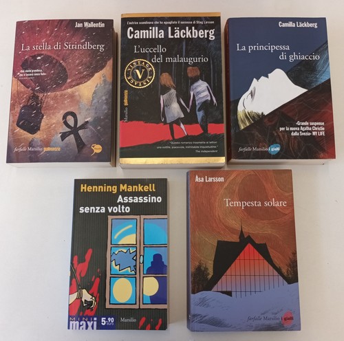 Lotto libri thriller nordici - thriller,