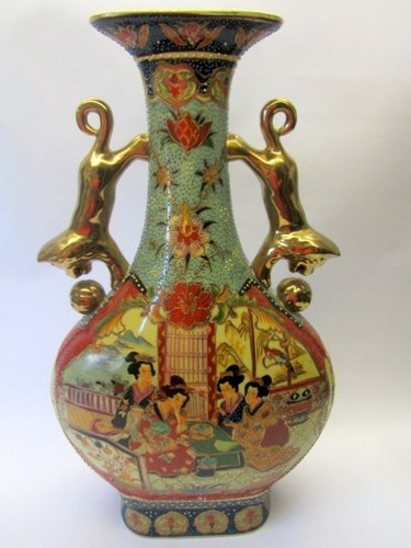 Grande vaso sfarzoso cina - vaso,