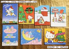 ? Vintage 1976 SANRIO Little Twin Stars Biglietti NATALE Christmas 3D Card JAP⛄