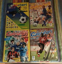 LOTTO DI 4 ALBUM CALCIATORI TUTTI COMPLETI DA RECUPERO (LEGG. descrizione)