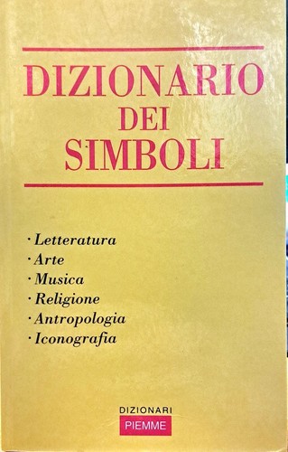 Libro dizionario dei simboli - simboli,