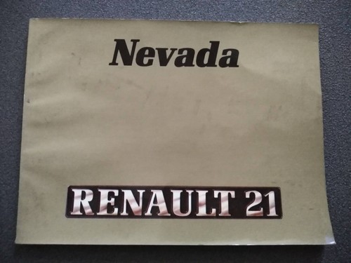 Renault nevada libretto - 21,  libretto
