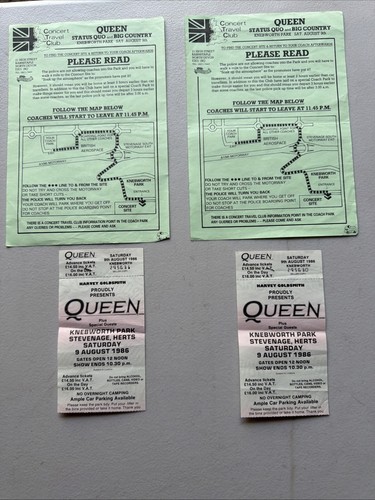 Queen knebworth 1986 concert - queen,