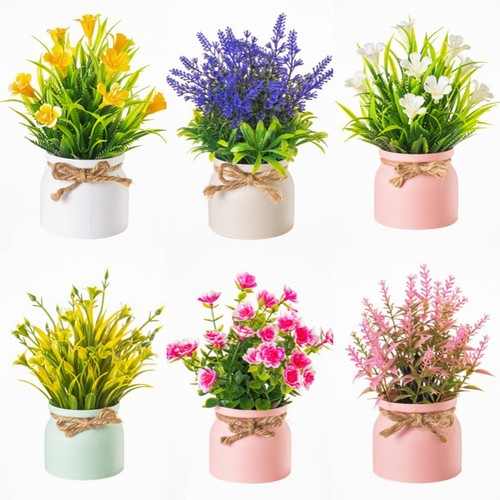 Set pezzi fiori finti in - set,