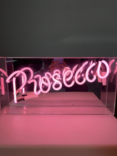 Scritta neon prosecco - scritta,