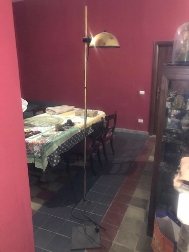 Lampada terra ottone anni - lampada, in