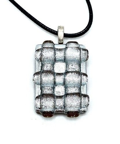 Collana vintage vetro fuso - collana,