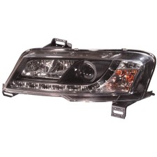 Scheinwerfersatz für Fiat Stilo Bj. 01-08 3-Tür LED klar/schwarz Dragon Lights