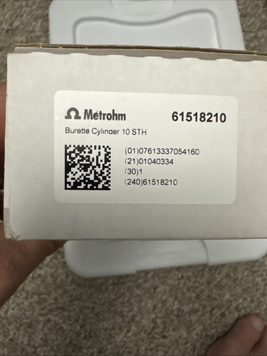Metrohm 61518210 burette - metrohm,