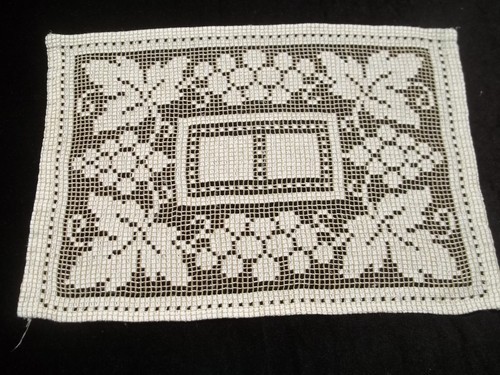 Rete vintage pizzo centrino