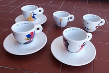 Set 5 tazzine e 3 piattini