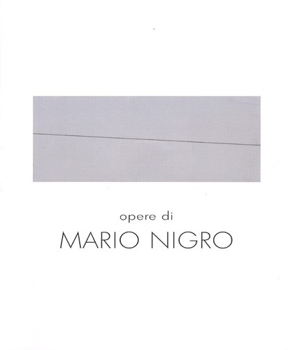 Opere mario nigro - di,