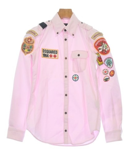 Dsquared casual shirts pink - dsquared,
