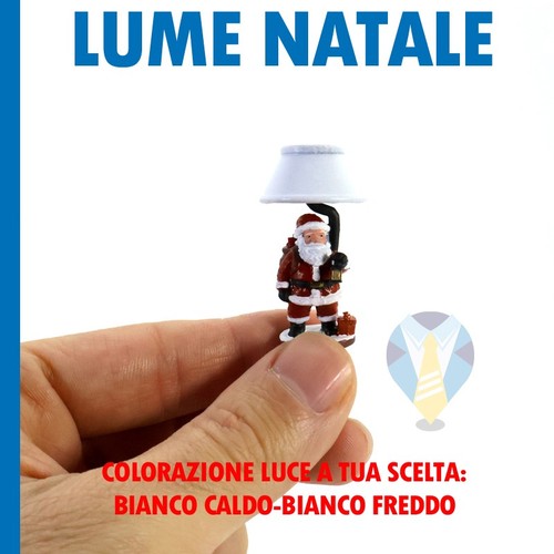 Lume babbo natale presepe - lume, di