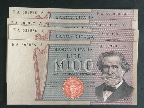 Lotto banconote lire 1000 - di,