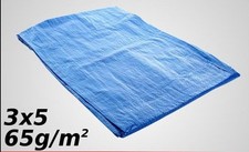 TELO TELONE OCCHIELLATO IMPERMEABILE BLU 85 GR  COPRI TUTTO MULTIUSO 4X5