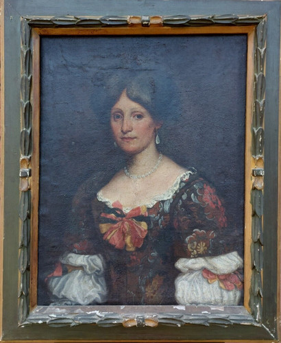 Olio tela quadro ritratto - tela,