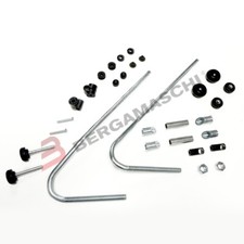KIT ATTACCHI PARABREZZA SCOOTER PER PIAGGIO BEVERLY 125/300/350 BIONDI 8500510