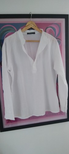 Camicia bianca uomo manica