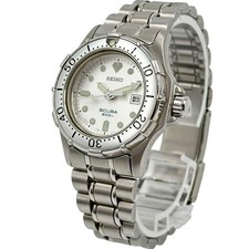 Orologio Seiko Scuba 200m 7N85-0010 Acciaio Inox Argento Analogico Uomo Moda