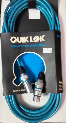 Quiklok cm180 cavo 9mt xlr - cavo,