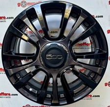 4 cerchi lega fiat 500l trekking 2021 r17 nero lucido - antracite lt003055
