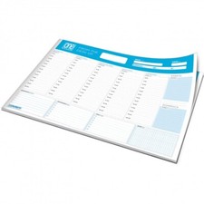 BLOCCO DA TAVOLO SETTIMANALE PLANNER A3 60 FOGLI ONE COLOR - BLASETTI