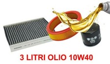 KIT 3 FILTRI TAGLIANDO OLIO