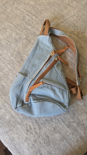 Borsa tracolla denim - a,
