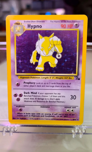 Pokemon fossil hypno holo - fossil,